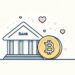 Muchos bancos se han "enamorado" de bitcoin - Imagen generada mediante Dall-E, de OpenAI.