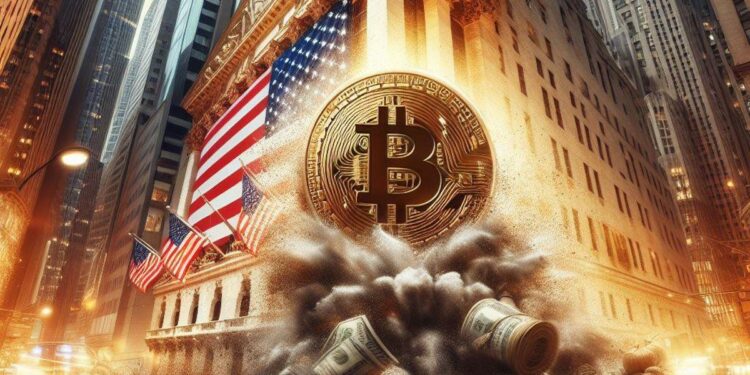 Hay señales claras de que BTC está llegando al terreno del mainstream económico mundial. Fuente: Microsoft Designer.