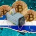 La minería de Bitcoin avanza como política de Estado en El Salvador. Composición por CriptoNoticias. Fuente: alexlmx ; Naeblys /adobe,stock / pngegg.