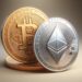 Bitcoin y ether son las principales criptomonedas del mercado actualmente. - Imagen generada por CriptoNoticias mediante Dall-E, de OpenAI.
