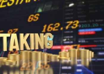 El staking permite ganar intereses por depositar criptomonedas en un contrato inteligente - Fuente: stock.adobe.com
