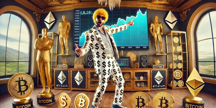 ¿Quieres ser un cripto-influencer? Sigue el método infalible - Imagen generada mediante Dall-E, de OpenAI.