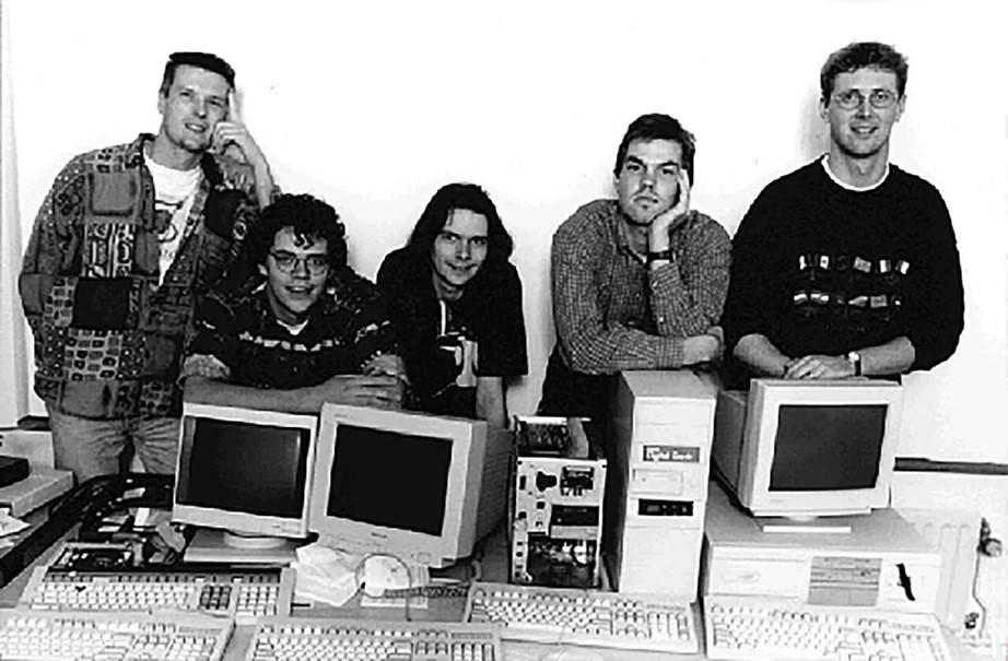 Algunos cypherpunks en los primeros años del movimiento