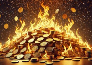 El proceso de "quema" retira a los tokens de circulación para siempre, - Imagen generada mediante Dall-E, de OpenAI.