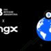Logos del exchange de criptomonedas BingX y de la ONG Bitcoin Argentina.
