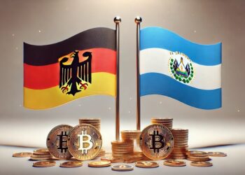 El Salvador tiene más bitcoin que Alemania - Imagen generada mediante Dall-E, de OpenAI.