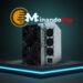 Minero Antminer AL1 y logo de MinandoVoy.
