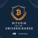 Escudo con el icono de bitcoin al centro y los los de CponEx Charity y Bitcoin Argentiva.