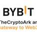 Logo de Bybit en color negro.
