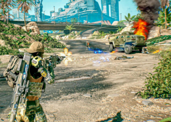 Off the Grid fue desarrollado por Gunzilla Games con tecnología Unreal Engine 5. Fuente: Youtube.