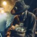 Mineros cada vez ganan menos dinero y empobrecidos, estilo noir