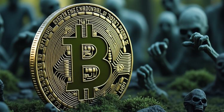 La subida de bitcoin despertó a "los muertos vivientes" (¡Perdón! A "las altcoins con larga tendencia bajista"). Fuente: imagen generada por CriptoNoticias mediante Grok.