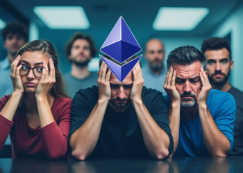 La criptomoneda ether (ETH), de Ethereum, no está en su mejor momento. Fuente: composición realizada por CriptoNoticias mediante Grok.