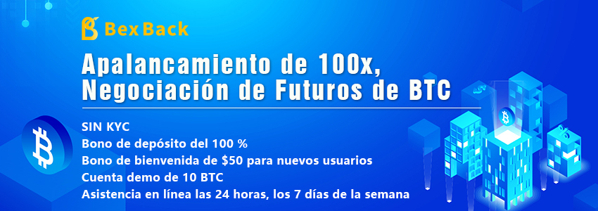 Pancarta promociona de BexBack.