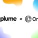 Logos de Plume Network y Ondo Finance.