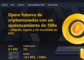 Captura de pantalla del homepage de BexBack.