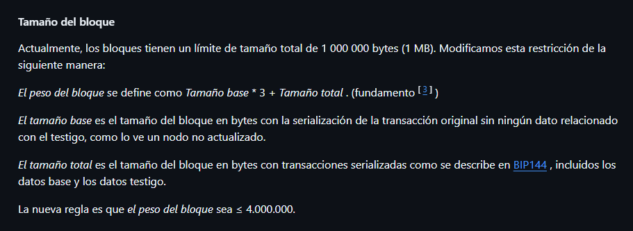 Repositorio de SegWit, de Bitcoin