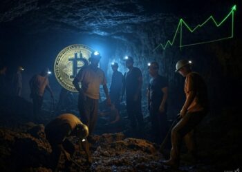Mineros de Bitcoin están conservando sus monedas, en vez de venderlas. Fuente: IA Grok.