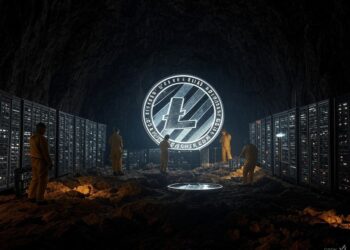 La minería de Litecoin no acompaña la trapada alcista de su precio. Fuente: IA Grok.
