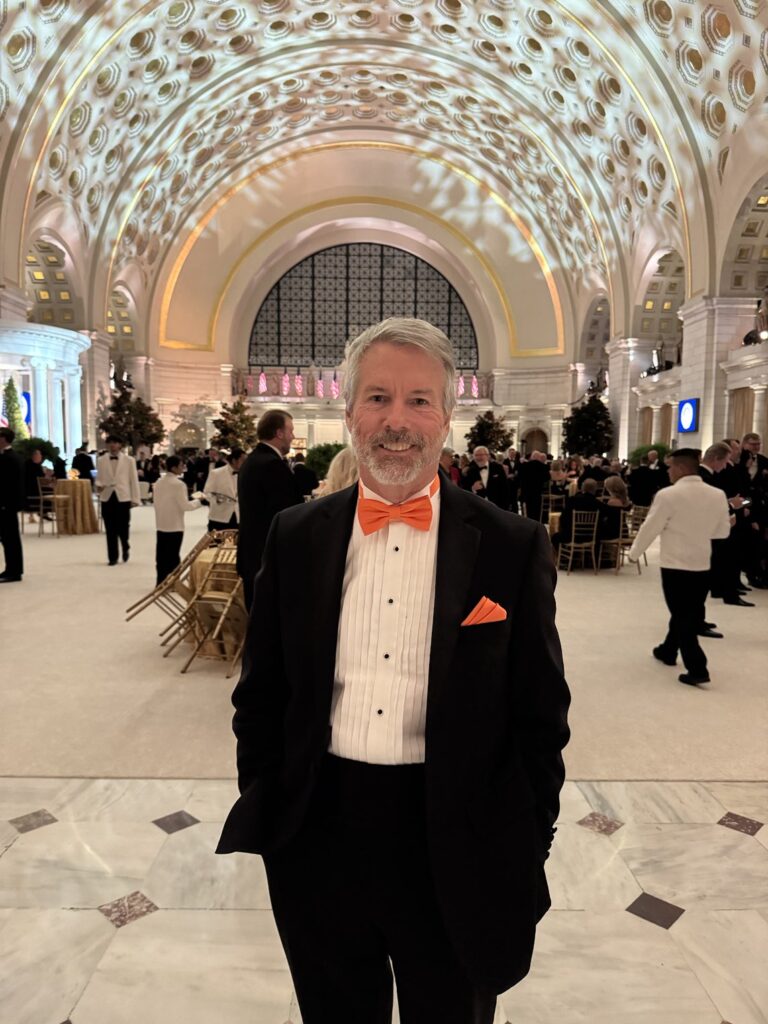Michael Saylor en la ceremonia de asunción de Donald Trump