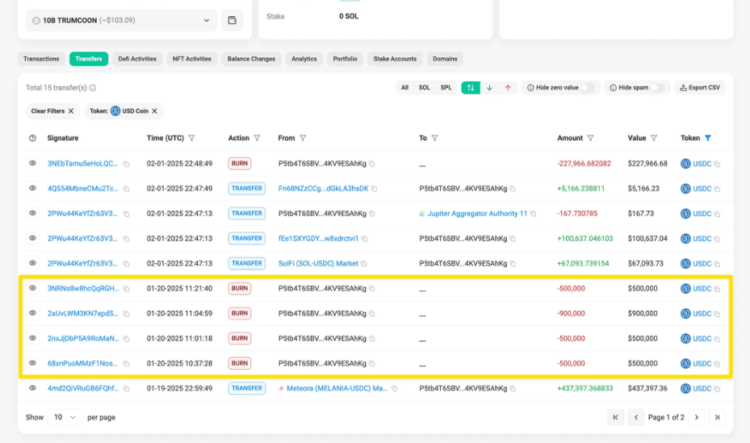 Más de 2.4 millones de ganancias obtuvo esa wallet. Fuente: X.
