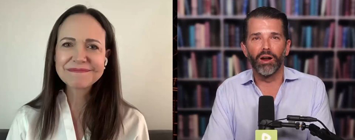 Maria Corina-Trump Jr-bitcoin-Venezuela.