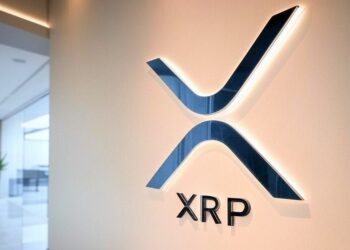 Logo de XRP, la criptomoneda de Ripple