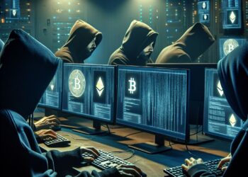 Hackers de Bybit mueven los fondos robados hacia la red Bitcoin. Fuente: Microsoft Image Creator.