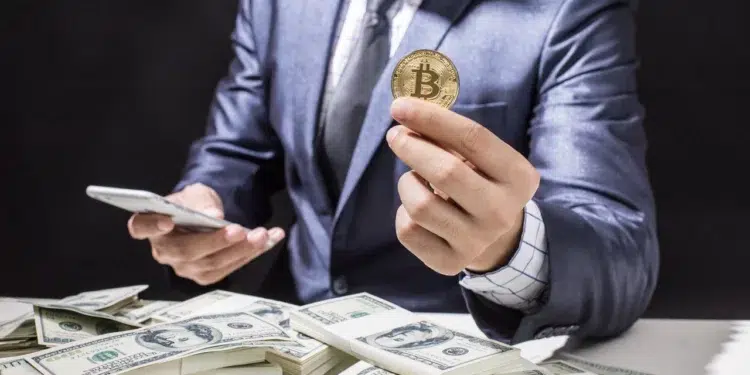 El FMI busca frenar la adopción de bitcoin. Fuente: Freepik.