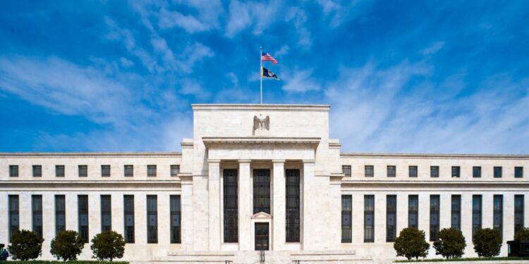Fotografía de la sede de la Reserva Federal de EE. UU. en Washington D. C.