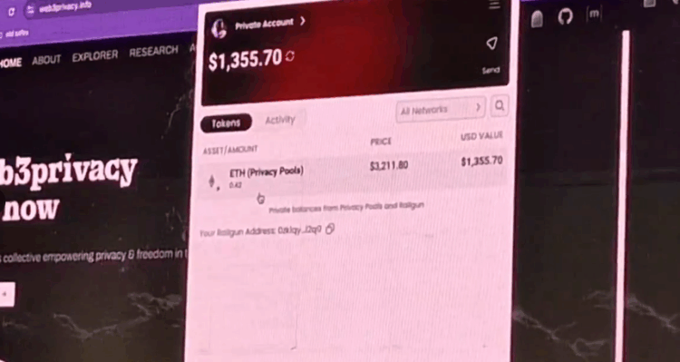 Imagen que ilustra el funcionamiento de pools privados en Ethereum para enviar transferencias.