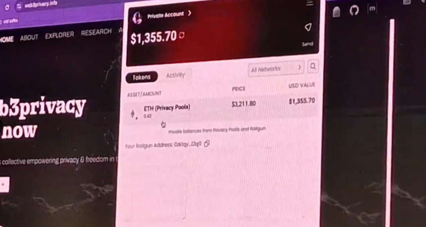 Imagen que ilustra el funcionamiento de pools privados en Ethereum para enviar transferencias. 