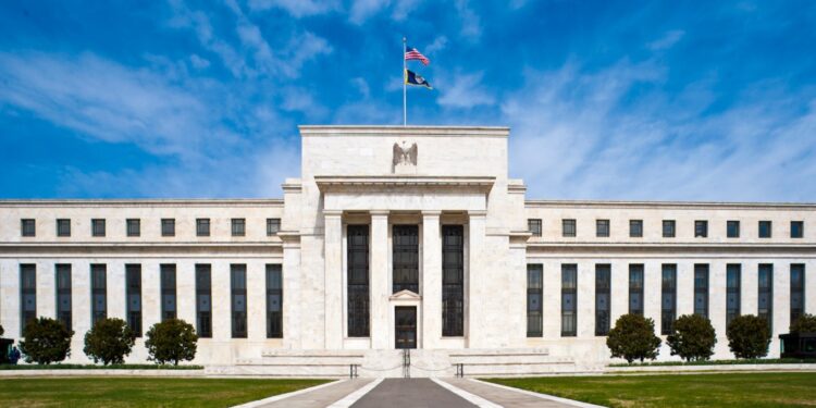Fotografía de la sede de la Reserva Federal de EE. UU. en Washintgon, D.C.