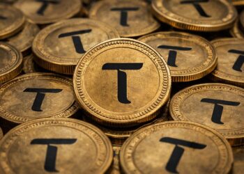 Amontonadas monedas físicas de bittensor.