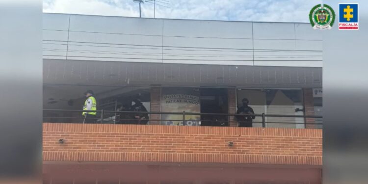 Allanamiento realizado por fuerzas de seguridad.