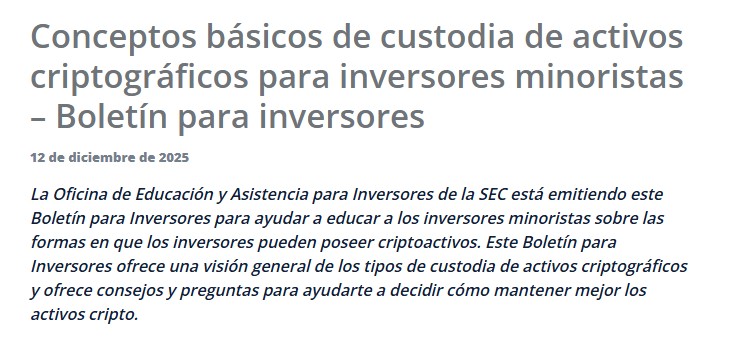 Encabezado de la guía básica de la SEC.