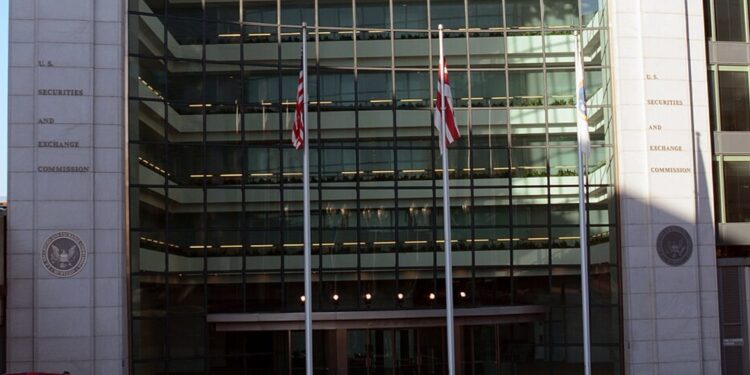 Fotografía de la sede de la Comisión de Bolsa y Valores de EE. UU.