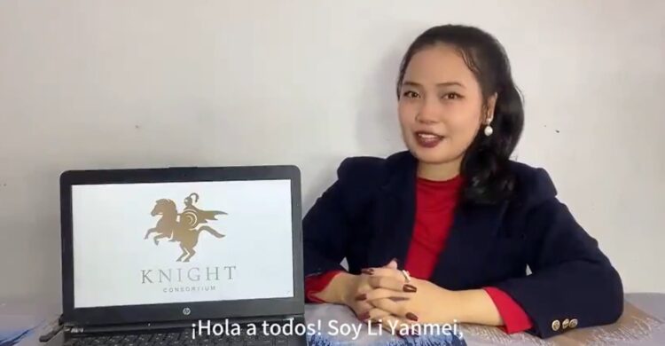 Sospechosa de estafa con criptomonedas en Argentina.