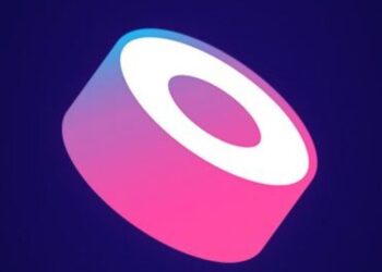 Un dibujo de una pieza de sushi delante de un fondo azul.